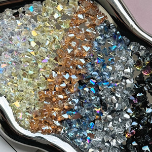 Glass <b>Beads</b> Wholesale 8*6mm Butterfly Glass <b>Beads</b> High Quality Stained Glass <b>Beads</b> DIY <b>Bracelet</b> Jewelry <b>Making</b> - Product Image 3