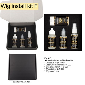 Vente chaude Logo Personnalisé Dentelle Colle Bond Remover Fusion <span class=keywords><strong>Spray</strong></span> Dentelle Teinte <span class=keywords><strong>Spray</strong></span> Cheveux Mousse Perruque Dentelle Installer Kit Avec Boîte D'emballage - Product Image 5