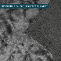 Coperte in Finta Pelliccia a Righe Super Morbide e Spesse, 100% Poliestere Anti-Pilling, Misura King Size, per l'Inverno, Prodotte in Cina