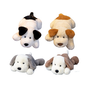 Premium Fluffy peluche cucciolo peluche cane morbido cuscino pronto per la spedizione Multi-size cane di alta qualità logo personalizzato personalizzabile - Product Image 1