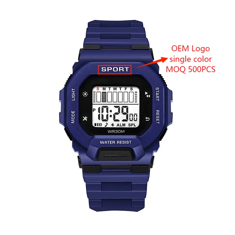 Factory OEM Brand Logo Digital Wrist Watch for Men Women for Boys Girls Watches Custom Logo for Amazon