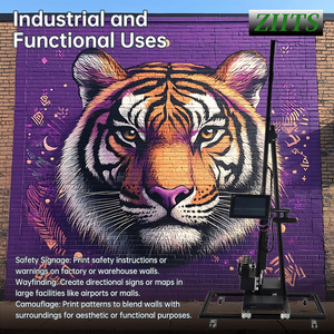 Impresora Automática de Arte Mural para Decoración de Interiores, Nueva, Diseños Personalizados DIY, Cabezales de Impresión XP600/DX7, Tinta UV, Material Flexible, Todo en Uno - Product Image 3