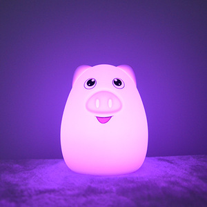 Lindo Animal Night Light Escritorio Colores cambiables Luces Tap para cambiar colores Diferentes modelos Iluminación Lámpara de noche - Product Image 2