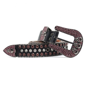Vaquero de alta calidad con cuentas de diamantes para hombre, accesorios masculinos, vestidos de cintura, diseñador personalizado, Punk Y2k, cinturones elásticos de moda - Product Image 4