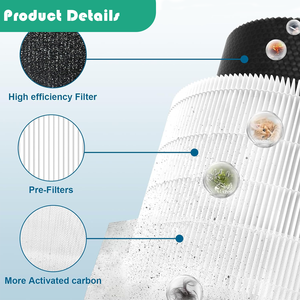 A2001 <span class=keywords><strong>HEPA</strong></span> máy lọc không khí thay thế bộ lọc H13 Đúng <span class=keywords><strong>HEPA</strong></span> kích hoạt bộ lọc carbon tương thích airromis a2001 Máy lọc không khí xe ô tô rvs - Product Image 3