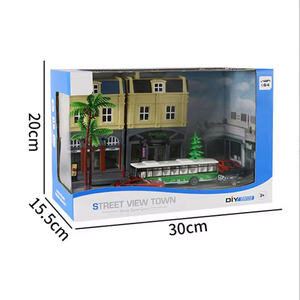 ถนนฉากรถบัสรุ่น<span class=keywords><strong>1</strong></span>/<span class=keywords><strong>64</strong></span>ขนาด Diecast รถรุ่น - Product Image 4
