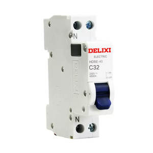 Interruptor Automático Miniatura Monofásico Delixi DPN 220V, Unipolar 1P+N, de Una Sola Potencia, para Uso Doméstico - Product Image 1