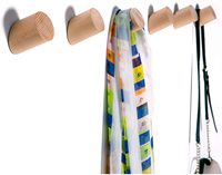 Crochets muraux en bois massif en chêne, porte-manteaux, crochets de rangement. Fabriqué en Chine