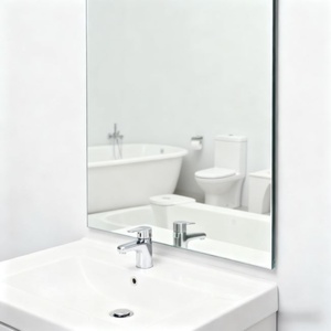 Sinoy True and Exact Images More Safe and Styles Durable <b>Vinyl</b> Backed Safety Mirror Be Used in Sliding Doors Wardrobes Furniture - Product Image 1