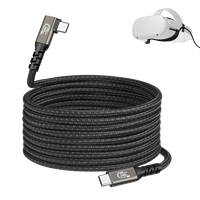 Pabrik 40Gbps USB Tipe C 4 kabel Data kecepatan cepat 5A 240W PD pengisian 1M 2M C ke C kabel Media untuk Printer IOS komputer