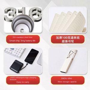 ชุดของขวัญสมุดโน้ตโลหะสไตล์จีนแบบกำหนดเองสำหรับธุรกิจ พร้อมโลโก้บริษัท - Product Image 3