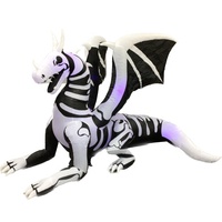 Animatronic film d'animation western dragon bleu dragon pour thème dino partie d'amusement plus grand Dragon gonflable rebond