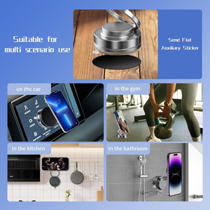 Supporto magnetico per auto 360 rotazione regolabile Super ventosa pieghevole facile da trasportare con una sola mano facile da usare scrivania impermeabile a casa - Product Image 6