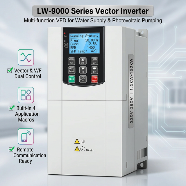 JNN  Top 10 VFD 3 Phase 380v Variable Frequency Drive 22kw 30hp Speed Variator for Motor