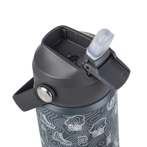 กระติกน้ำสแตนเลสแบบมีหลอด12ออนซ์สำหรับเด็กสุญญากาศผนังสองชั้นเก็บความร้อนเย็น<span class=keywords><strong>24</strong></span>ชั่วโมง - Product Image 5