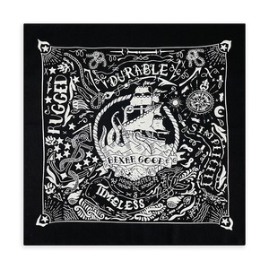 Fazzoletto Quadrato in <span class=keywords><strong>Cotone</strong></span> Blu Navy 22 * 22 Pollici, Bandana Personalizzabile con il Tuo Motivo - Product Image 5