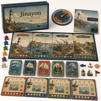 Jeu de société personnalisé Lighthouse Strategy, jeu de table coopératif sur le patrimoine côtier, cadeau pour musée maritime, marque privée, carton, 2-6 joueurs