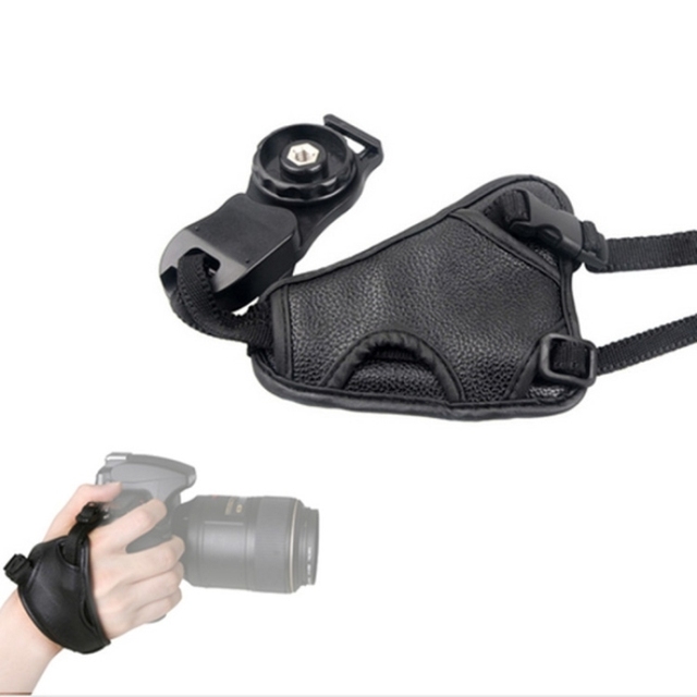 Wholesale Hand Grip Soft PU Leather Wrist Strap for Nikon / Canon / Sony Camera Leather Wrist Strap