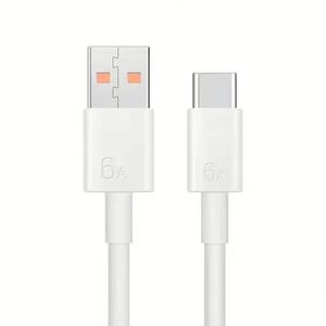 Best Selling <b>Type</b> <b>C</b> <b>Cable</b> Data Cord 6A Fast Charging <b>USB</b>-<b>C</b> Power Adapter Charger <b>Cable</b> Phone <b>Cable</b> - Product Image 2