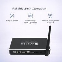 AIBox-A133A Allwinner A133 1080p медиаплеер с Wi-Fi, USB 2.0, пультом ДУ, Android 10, рекламный медиаплеер, CMS, цифровая вывеска