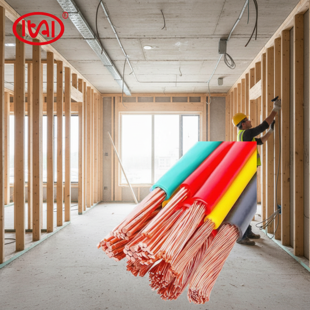 Factory Price IEC60227 for 450/750V Fire-Resistant Copper PVC Insulated Stranded Electric Wires for Home Building High Quality