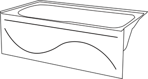 1700MM Jupe <span class=keywords><strong>Baignoire</strong></span> Acrylique Brillant <span class=keywords><strong>Blanc</strong></span> Alcôve <span class=keywords><strong>Tablier</strong></span> Adulte Trempage <span class=keywords><strong>Baignoire</strong></span> Cupc - Product Image 5