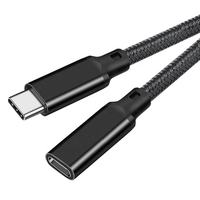 Meistverkauftes USB3.2 USB-C Verlängerungskabel 1m 2m 3m 5m Anpassbare Länge 100W 20Gbps 4K 60HZ