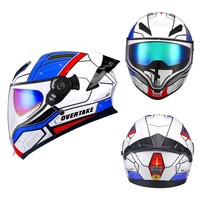 Casco de Motocicleta Integral ABS de Primera Calidad con Función para Beber Agua, Visera Doble Antivaho, Protector de Cabeza, Equipo de Seguridad para Conducir, Fabricantes