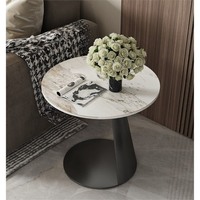 Table basse ovale en métal brillant, moderne, luxueuse, décorative, portable, pour petit salon, meubles de maison