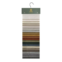Tissu d'ameublement en chenille côtelée 260 GSM, doux, à boucles, pour canapé, chaise, coussin et mobilier – Vente en gros