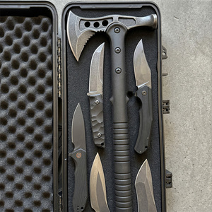 Cuchillo Táctico Premium para Exteriores, Legal para Llevar <span class=keywords><strong>en</strong></span> el Reino Unido, Kit <span class=keywords><strong>de</strong></span> Supervivencia Tipo Tomahawk, Estuche Rígido para Camping, Caza y Preparación para Emergencias - Product Image 4