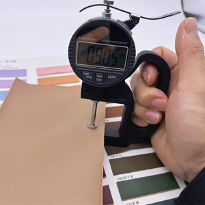 Cuero sintético sólido <span class=keywords><strong>grueso</strong></span> 1,2 MM hojas de vinilo de grado marino PU suave tela de cuero sintético de imitación para lazos pendientes artesanía DIY - Product Image 6