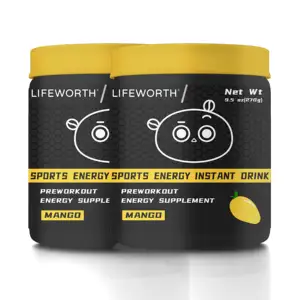 Lifeworth private label pre workout watermelon flavor sports energy instant drink with methylcobalamin