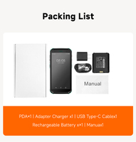 Tablet PC Android Tangguh Portabel Layar 4-inci Memori 4GB+64GB Pengumpul Data Barcode Perangkat Mobile Genggam-Tersedia Stok
