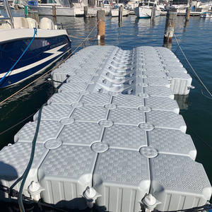 แพลตฟอร์มลอยน้ำพลาสติกสำหรับเจ็ทสกี PWC พร้อมล้อเลื่อนสำหรับเจ็ทสกีขนาด 15 ฟุต - Product Image 2