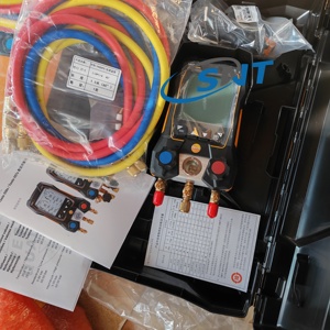 Kit Básico Testo 550S OEM, Manómetro Digital Inteligente con Sondas de Temperatura de Cable Fijo, Manómetros de Aleación de Aluminio con Batería - Product Image 2