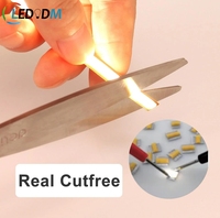 Bande LED COB professionnelle à découpe libre 8mm, 480 LED/M, haute densité, sans points, certifiée ETL RoHS, éclairage d'armoire sans joint