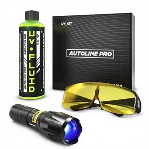 <span class=keywords><strong>AutoLine</strong></span> Pro UV KIT Machine à fumée pour détection <span class=keywords><strong>de</strong></span> fuites, fluide UV à haute densité <span class=keywords><strong>de</strong></span> fumée, la plus brillante, lunettes réglables <span class=keywords><strong>de</strong></span> qualité supérieure 395nm AC - Product Image 1