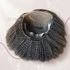 Perruques Bob Courtes en Cheveux Humains Brésiliens Bouclés <span class=keywords><strong>Afro</strong></span> Kinky, Sans Colle, avec Fermeture en Dentelle HD Complète 4x4 5x5 7x7, Vente en Gros - Product Image 6