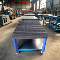 Tables de soudage en acier Q355 en fonte 3D à bas prix, nouvelles tables de soudage métalliques avec fixation pour plateforme de soudage robotisé, pour nitruration
