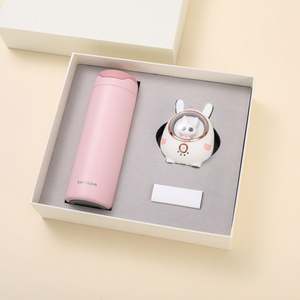 Ensemble Mug Isotherme et Chauffe-Mains, Tasse Isotherme avec Batterie Externe, Coffret Cadeau Gravé, Cadeau d'Affaires Chaud pour l'Hiver, en Acier Inoxydable, Gravure Typographique - Product Image 2