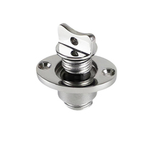 Pièces de quincaillerie marine, accessoires pour bateaux, bouchon de drain de porte ovale en acier inoxydable, neuf, 51x37mm, yacht