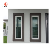 Paredes de ventana plegables de vidrio balístico: marcos de aluminio blindados para villas seguras