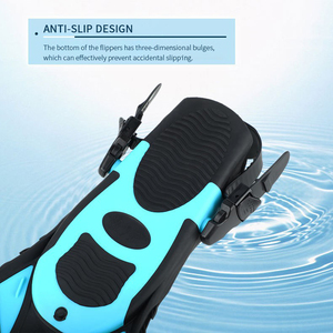 Aletas de Buceo Personalizadas con Cordones Ajustables, Alta Resistencia y Elasticidad, para Hombres y Mujeres, Aletas Cortas Nuevas para Buceo Libre - Product Image 3