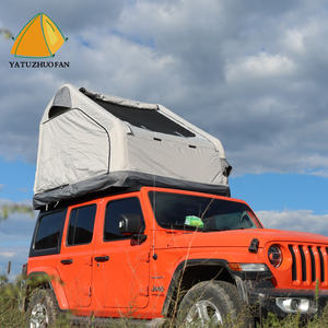 Tente de voiture gonflable noire en vente chaude pour les voitures SUV et les camions, <span class=keywords><strong>camping</strong></span> en plein air, fabriquée en tissu de coton - Product Image 4