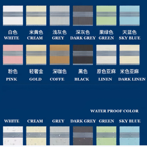 사용자 정의 크기 클래식 홈 장식 얼룩말 블라인드 Windows 용 전기 패브릭 롤러 쉐이드 수직 패턴 내장 일반 - Product Image 3