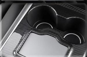 Couvercle de panneau de garniture de console centrale en fibre de carbone véritable pour <span class=keywords><strong>Tesla</strong></span> <span class=keywords><strong>Model</strong></span> <span class=keywords><strong>3</strong></span>/ <span class=keywords><strong>Model</strong></span> Y mise à niveau et reconstruction - Product Image 6