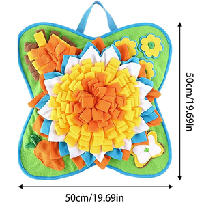 Alfombra olfativa para perros y mascotas, tapete interactivo antideslizante para forrar y jugar, ideal para conejos, cobayas y perros. - Product Image 2