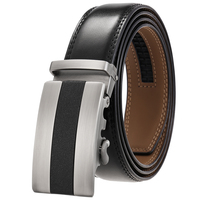 Ceinture simple et tendance avec boucle automatique pour homme LY25-1055-1