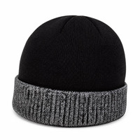 Bonnet de ski personnalisé imprimé numériquement style Y2K, en tricot extensible à séchage rapide, avec revers contrastant, chaud et thermique pour le snowboard